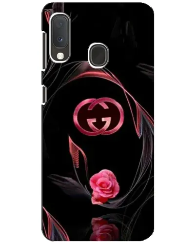 Чохол для Samsung Galaxy A20e з картинкою «Gucci — неонова троянда»