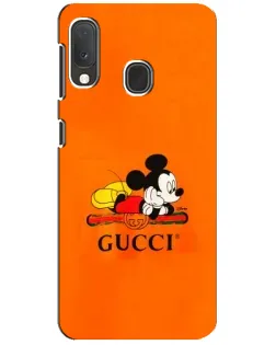 Чохол для Samsung Galaxy A20e з картинкою «Міккі Маус Gucci — помаранч» Чохол для Samsung Galaxy A20e з картинкою «Міккі Маус Gucci — помаранч»