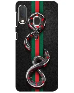 Чохол для Samsung Galaxy A20e з картинкою «Gucci — змія на смузі» Чохол для Samsung Galaxy A20e з картинкою «Gucci — змія на смузі»