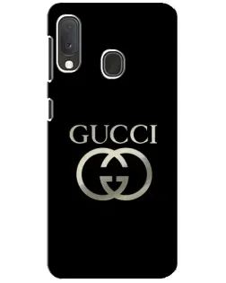 Чохол для Samsung Galaxy A20e з картинкою «Gucci — золото на чорному» Чохол для Samsung Galaxy A20e з картинкою «Gucci — золото на чорному»
