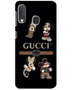 Чохол для Samsung Galaxy A20e з картинкою «Gucci — герої Disney та монограма» Чохол для Samsung Galaxy A20e з картинкою «Gucci — герої Disney та монограма»