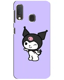 Чехол для Samsung Galaxy A20e с картинкой «Классическая Kuromi» Чехол для Samsung Galaxy A20e с картинкой «Классическая Kuromi»