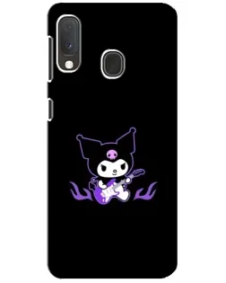 Чехол для Samsung Galaxy A20e с картинкой «Электрическая Kuromi» Чехол для Samsung Galaxy A20e с картинкой «Электрическая Kuromi»