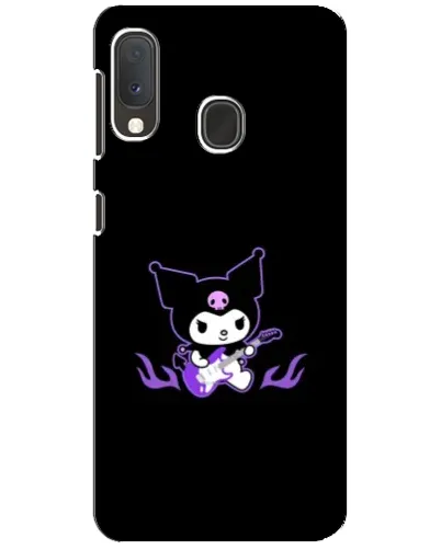 Чехол для Samsung Galaxy A20e с картинкой «Электрическая Kuromi» Чехол для Samsung Galaxy A20e с картинкой «Электрическая Kuromi»