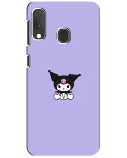 Чехол для Samsung Galaxy A20e с картинкой «Kuromi — фиолетовый минимализм» Чехол для Samsung Galaxy A20e с картинкой «Kuromi — фиолетовый минимализм»