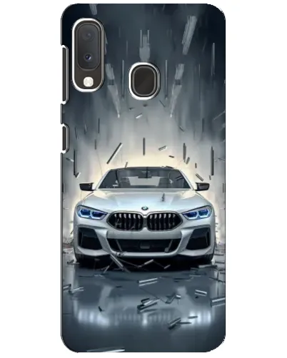 Чехол для Samsung Galaxy A20e с картинкой «BMW в свете фар» Чехол для Samsung Galaxy A20e с картинкой «BMW в свете фар»