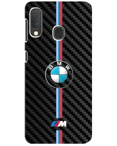 Чехол для Samsung Galaxy A20e с картинкой «Эмблема BMW и карбон» Чехол для Samsung Galaxy A20e с картинкой «Эмблема BMW и карбон»