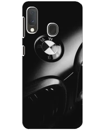 Чехол для Samsung Galaxy A20e с картинкой «Эмблема BMW — макро» Чехол для Samsung Galaxy A20e с картинкой «Эмблема BMW — макро»