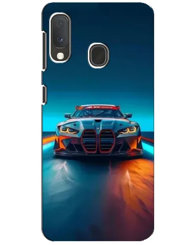 Чехол для Samsung Galaxy A20e с картинкой «BMW — огни неона» Чехол для Samsung Galaxy A20e с картинкой «BMW — огни неона»
