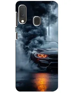 Чехол для Samsung Galaxy A20e с картинкой «BMW M-Power — абстракция»