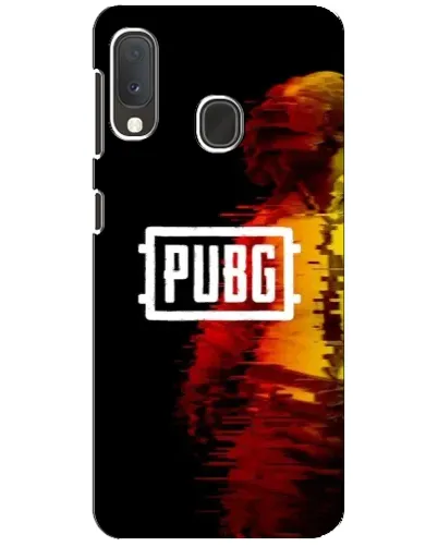 Чохол для Samsung Galaxy A20e з картинкою «Яскравий логотип PUBG»