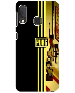 Чохол для Samsung Galaxy A20e з картинкою «PUBG — камуфляжний шолом» Чохол для Samsung Galaxy A20e з картинкою «PUBG — камуфляжний шолом»