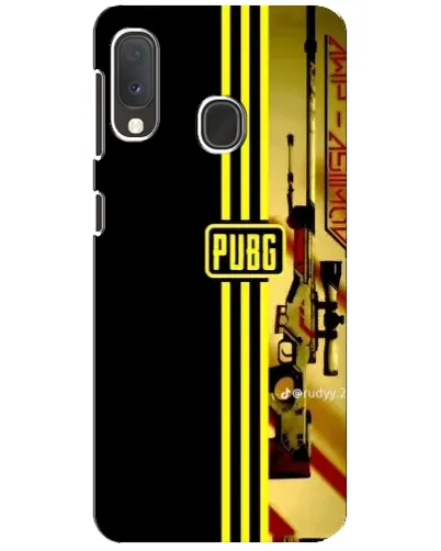 Чохол для Samsung Galaxy A20e з картинкою «PUBG — камуфляжний шолом»