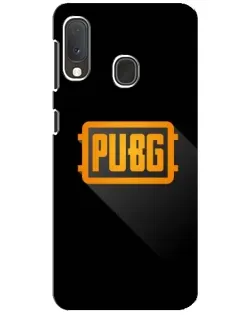 Чохол для Samsung Galaxy A20e з картинкою «PUBG — рамка лого»