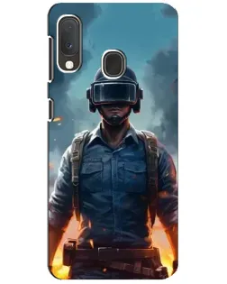 Чохол для Samsung Galaxy A20e з картинкою «PUBG — реалістичний герой»