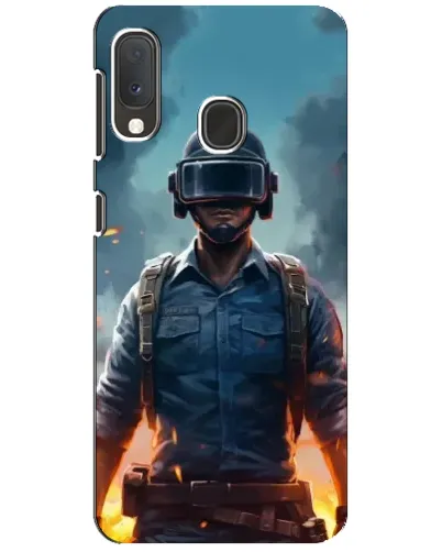 Чохол для Samsung Galaxy A20e з картинкою «PUBG — реалістичний герой»