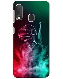Чохол для Samsung Galaxy A20e з картинкою «PUBG — вогняний воїн»