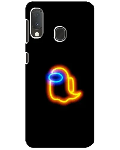 Чехол для Samsung Galaxy A20e с картинкой «Among Us неоновое сияние» Чехол для Samsung Galaxy A20e с картинкой «Among Us неоновое сияние»