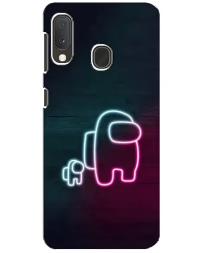 Чехол для Samsung Galaxy A20e с картинкой «Among Us неон-арт» Чехол для Samsung Galaxy A20e с картинкой «Among Us неон-арт»