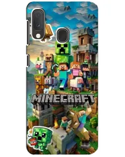 Чехол для Samsung Galaxy A20e с картинкой «Замок Minecraft» Чехол для Samsung Galaxy A20e с картинкой «Замок Minecraft»