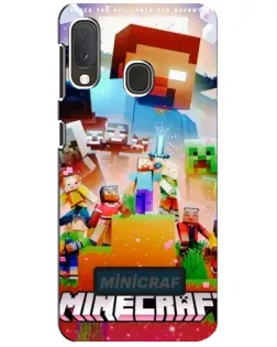 Чехол для Samsung Galaxy A20e с картинкой «Minecraft герои игры» Чехол для Samsung Galaxy A20e с картинкой «Minecraft герои игры»