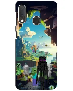Чехол для Samsung Galaxy A20e с картинкой «Эндермен в лесу» Чехол для Samsung Galaxy A20e с картинкой «Эндермен в лесу»