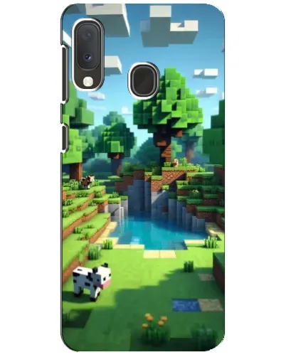 Чехол для Samsung Galaxy A20e с картинкой «Minecraft летний день» Чехол для Samsung Galaxy A20e с картинкой «Minecraft летний день»