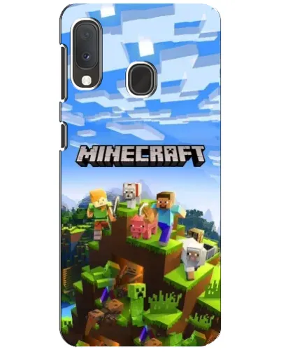 Чехол для Samsung Galaxy A20e с картинкой «Minecraft классический мир» Чехол для Samsung Galaxy A20e с картинкой «Minecraft классический мир»
