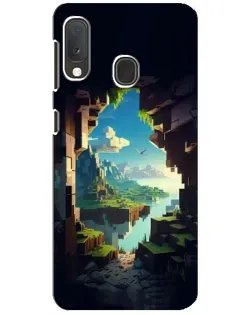 Чехол для Samsung Galaxy A20e с картинкой «Вид из пещеры» Чехол для Samsung Galaxy A20e с картинкой «Вид из пещеры»