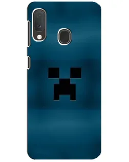 Чехол для Samsung Galaxy A20e с картинкой «Крипер текстура» Чехол для Samsung Galaxy A20e с картинкой «Крипер текстура»