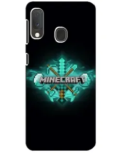 Чехол для Samsung Galaxy A20e с картинкой «Minecraft Diamond лого» Чехол для Samsung Galaxy A20e с картинкой «Minecraft Diamond лого»