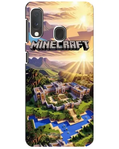Чехол для Samsung Galaxy A20e с картинкой «Minecraft панорама» Чехол для Samsung Galaxy A20e с картинкой «Minecraft панорама»