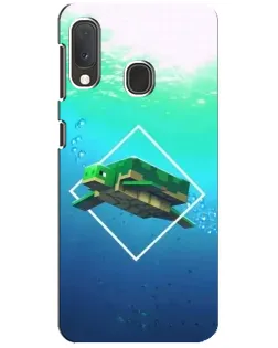 Чехол для Samsung Galaxy A20e с картинкой «Черепаха Minecraft» Чехол для Samsung Galaxy A20e с картинкой «Черепаха Minecraft»