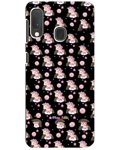 Чехол для Samsung Galaxy A20e с картинкой «Magic Unicorn паттерн»