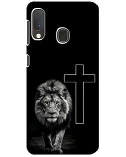 Чохол для Samsung Galaxy A20e з картинкою «Лев та Хрест»
