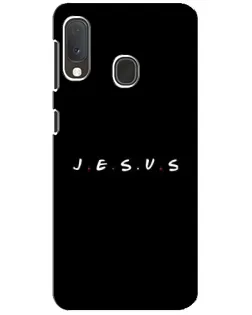 Чохол для Samsung Galaxy A20e з картинкою «Крапки віри J.E.S.U.S.»