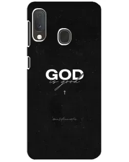 Чохол для Samsung Galaxy A20e з картинкою «GOD — Бог над усім»