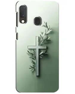 Чехол для Samsung Galaxy A20e с картинкой «Оливковая ветвь»