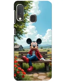 Чохол для Samsung Galaxy A20e з картинкою «Міккі на лавці» Чохол для Samsung Galaxy A20e з картинкою «Міккі на лавці»