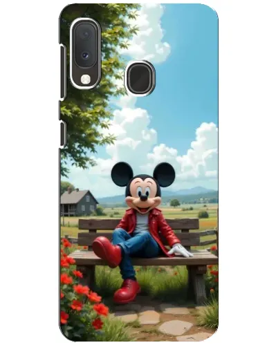 Чохол для Samsung Galaxy A20e з картинкою «Міккі на лавці» Чохол для Samsung Galaxy A20e з картинкою «Міккі на лавці»