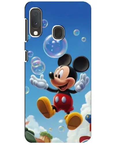 Чохол для Samsung Galaxy A20e з картинкою «Mickey та мильні бульбашки» Чохол для Samsung Galaxy A20e з картинкою «Mickey та мильні бульбашки»