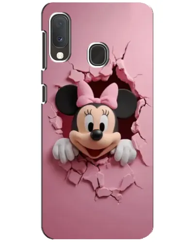 Чохол для Samsung Galaxy A20e з картинкою «Мінні крізь стіну» Чохол для Samsung Galaxy A20e з картинкою «Мінні крізь стіну»