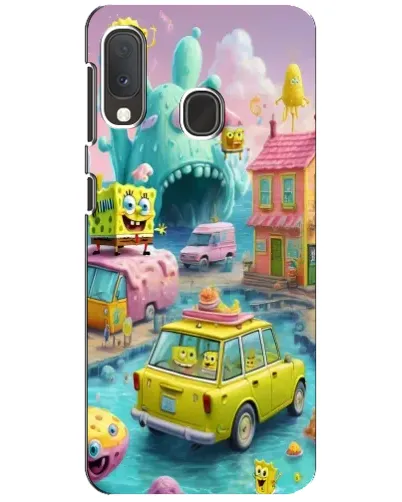 Чехол для Samsung Galaxy A20e с картинкой «Монстр-трак приключения»