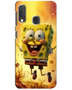 Чехол для Samsung Galaxy A20e с картинкой «Губка Боб прыгает» Чехол для Samsung Galaxy A20e с картинкой «Губка Боб прыгает»
