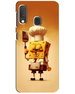 Чехол для Samsung Galaxy A20e с картинкой «Губка Боб повар» Чехол для Samsung Galaxy A20e с картинкой «Губка Боб повар»