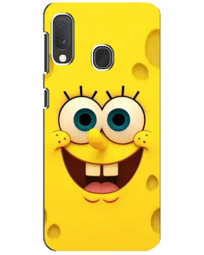 Чехол для Samsung Galaxy A20e с картинкой «Губка Боб улыбка»