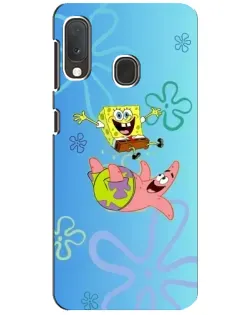 Чехол для Samsung Galaxy A20e с картинкой «Спанч Боб и Патрик» Чехол для Samsung Galaxy A20e с картинкой «Спанч Боб и Патрик»