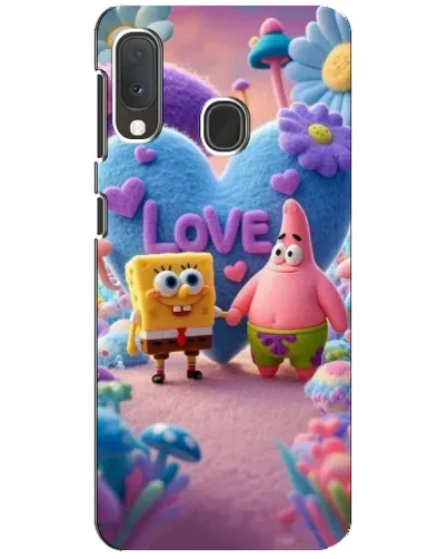 Чехол для Samsung Galaxy A20e с картинкой «Губка Боб Патрик»