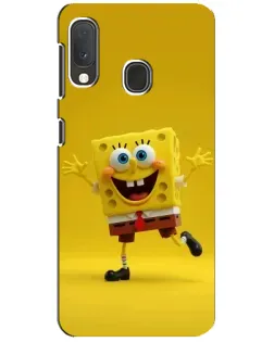 Чехол для Samsung Galaxy A20e с картинкой «Позитивный Губка Боб» Чехол для Samsung Galaxy A20e с картинкой «Позитивный Губка Боб»