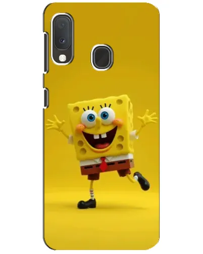 Чехол для Samsung Galaxy A20e с картинкой «Позитивный Губка Боб»